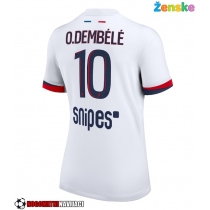 Ženske Nogometnih dresov Paris Saint-Germain Ousmane Dembele #10 Gostujoči 2025-26 Kratki rokavi